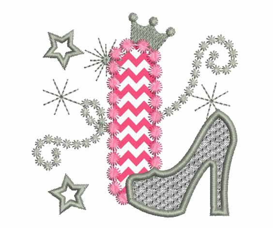 pink silver heels