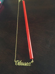 Straw and Necklace- Jewelry Hack