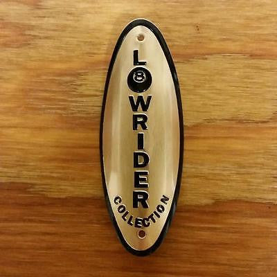 2PCS PITS FOR BICYCLE NAME PLATE HEAD BADGE BEACH CRUISER LOWRIDER CHOPPER CYCLI 