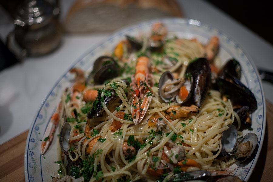 Pasta allo scoglio Sal y Laurel