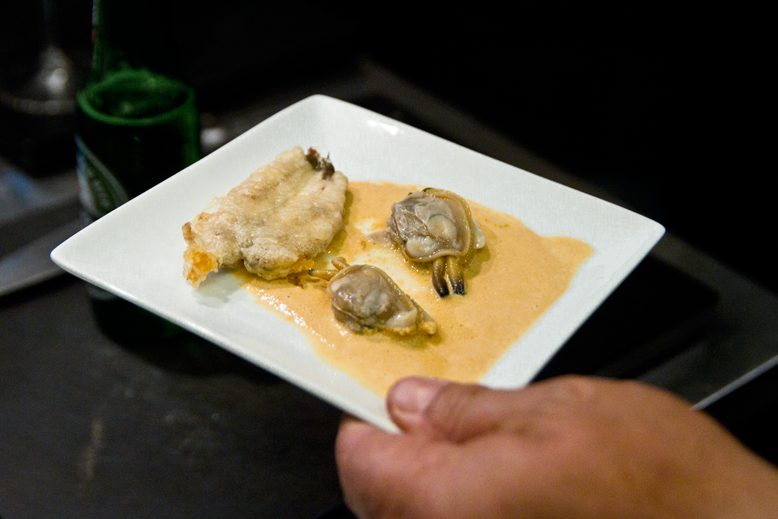 Receta almejas y erizos de mar Sal y Laurel