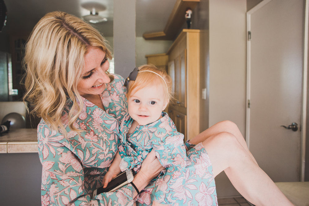 Matching Mommy and Me Robes for Mother's Day