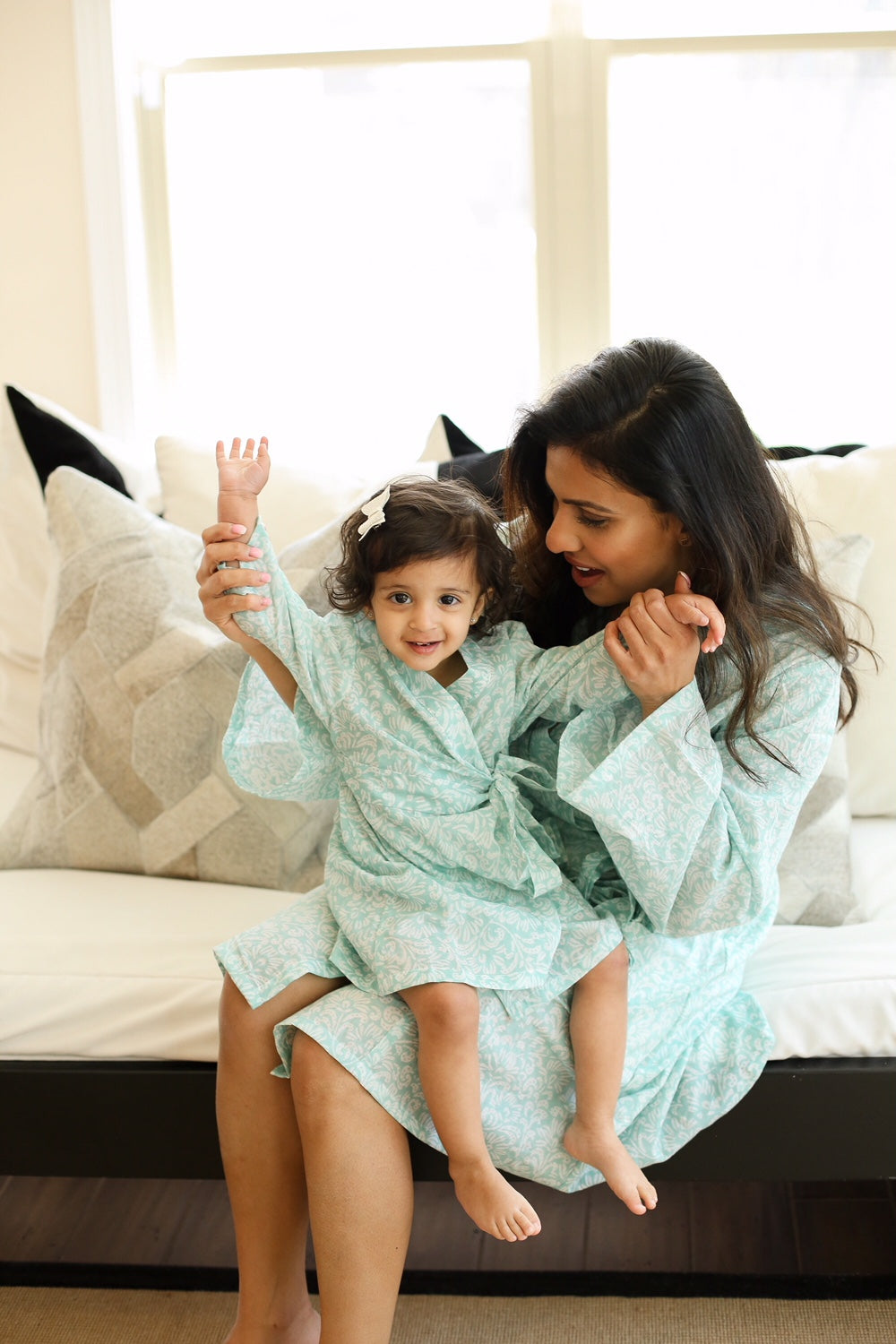 mommy and me matching robe set in Bella