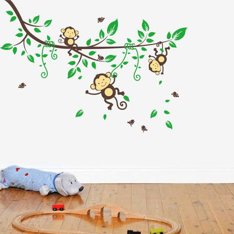 Jungle Monkeys Wall Sticker