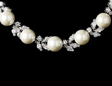Vines and Pearls Necklace – WeddedGlitz