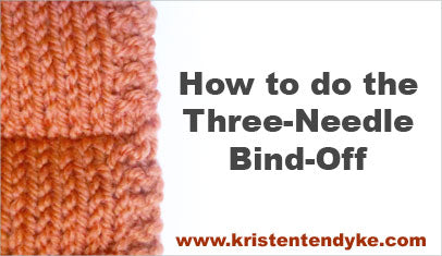 3 needle sale bind off