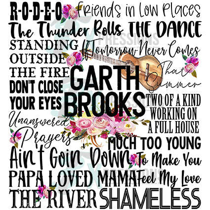 garth brooks lyric shirts