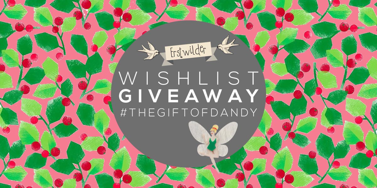 Erstwilder Christmas Wishlist Giveaway