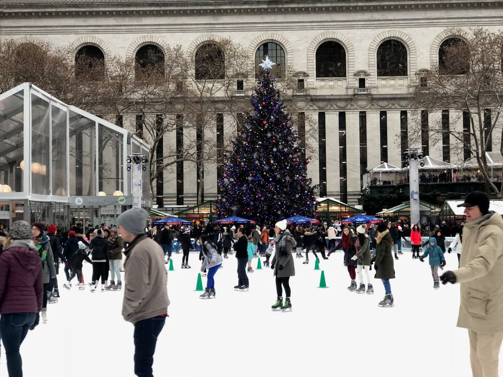 Ice-skating is a staple activity over Christmastime in New York