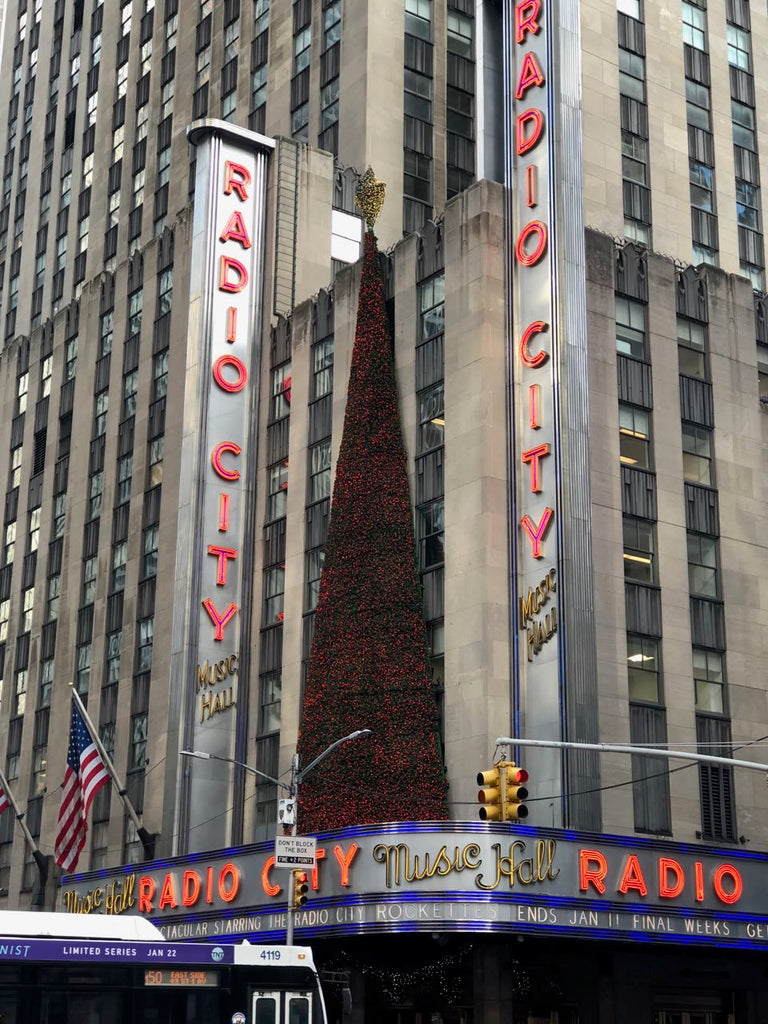 Radio City in New York City at Christmas
