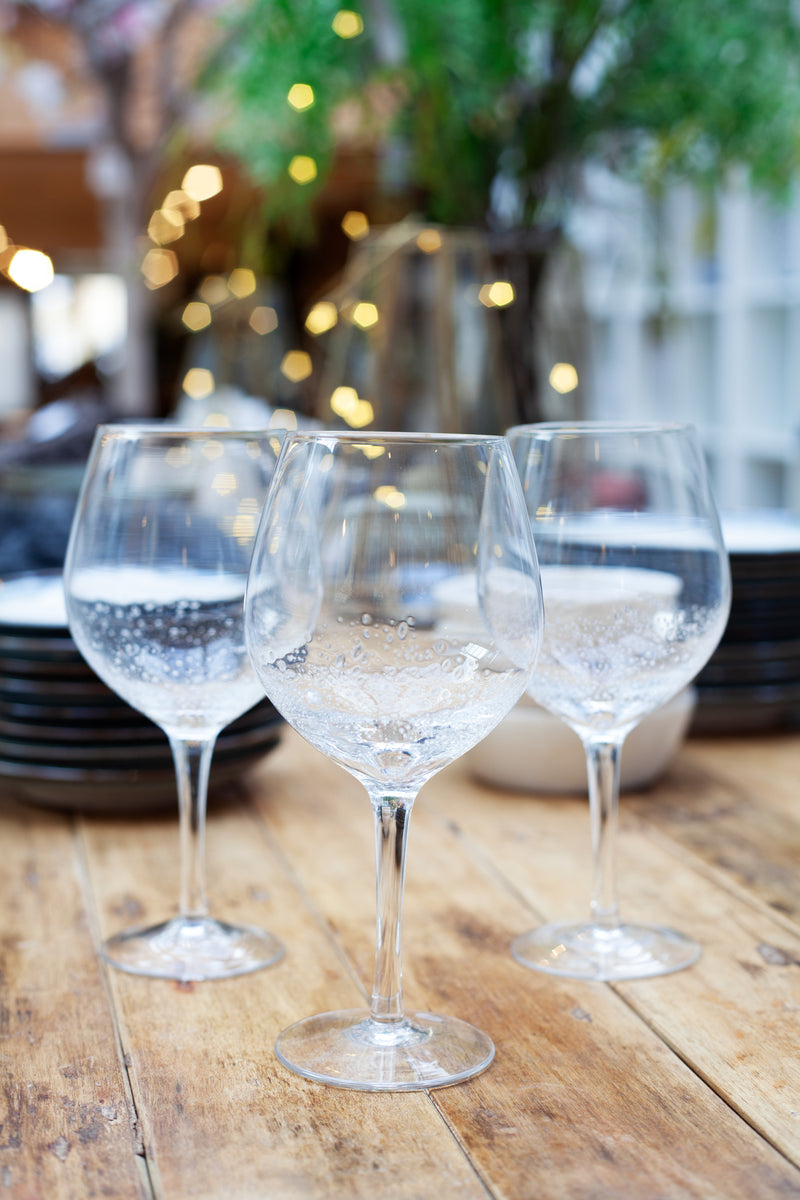 toewijding zoom Inhalen Broste Bubble Red Wine Glass - Cotswold Grey