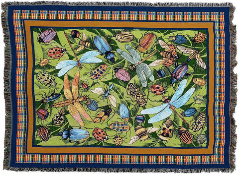 Bugs Life Art Tapestry Throw