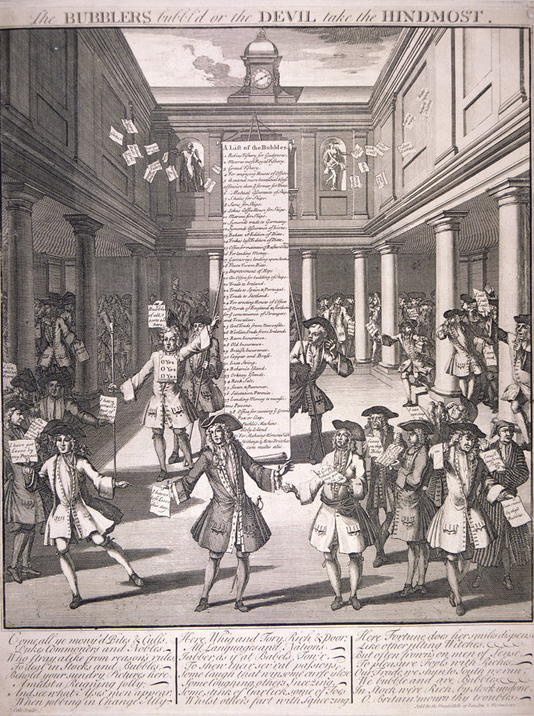 Detail of Stock Exchange, London by James Cole