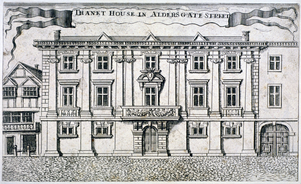Detail of Thanet House, Aldersgate Street, London by Anonymous