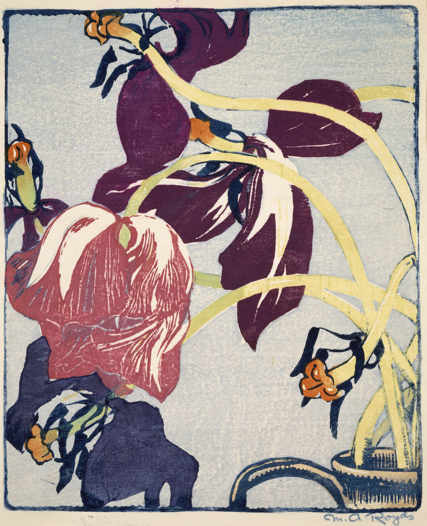 Detail of Dead Tulips by Mabel Royds