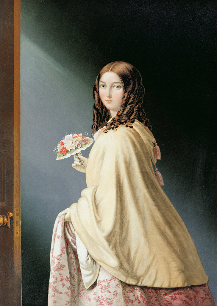 Detail of The Bridesmaid by George Baxter