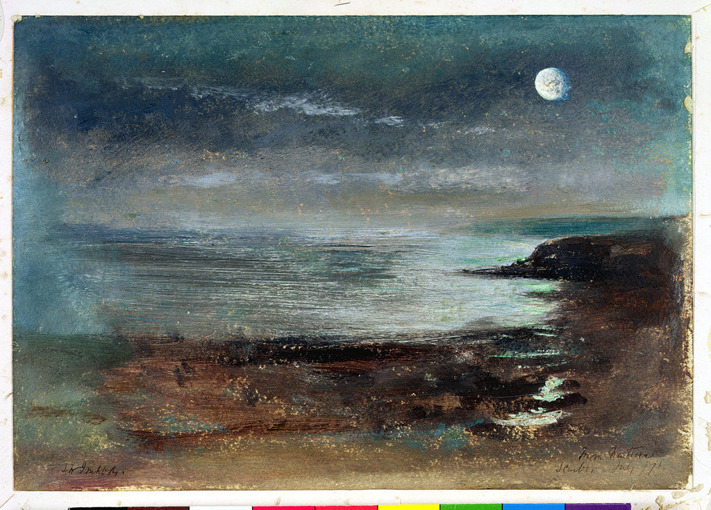 Detail of Scarborough by John William Inchbold