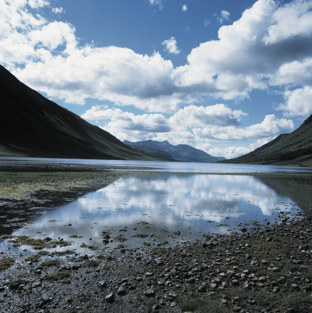 Detail of Clouds Reflected in Loch Etive by Corbis