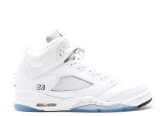 jordan 5 white metallic