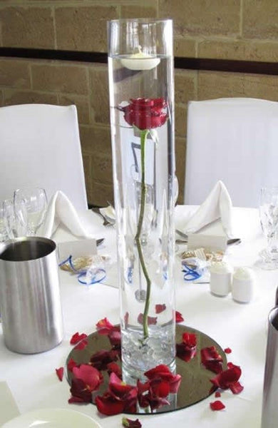 Wedding Decoration Cylinder Vase 20 X4 Simple Centrepieces