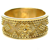 Flower Band Ring