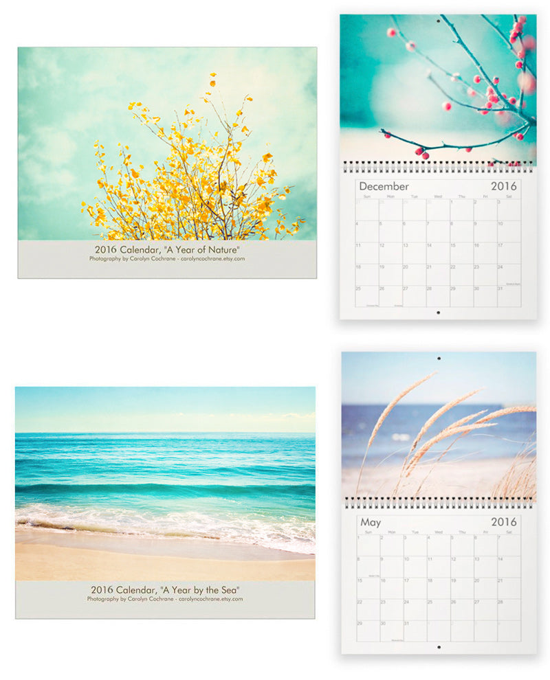2016 Photography Wall Calendars by carolyncochrane.com