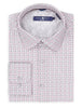 Grey Check Knit Long Sleeve Shirt