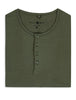 Dark Green Modal Short Sleeve Henley