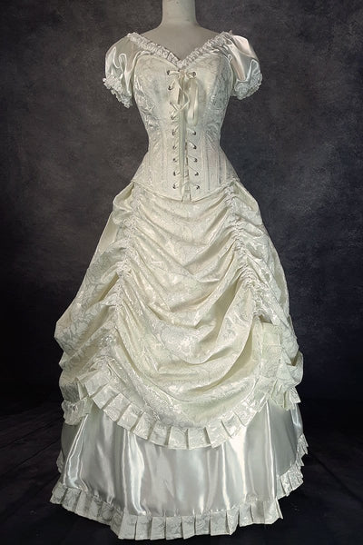 long sleeve sheer lace wedding dress