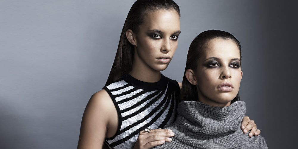 Sabatini Textured Knits Beauty Shoot