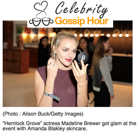 Celebrity Gossip Hour mention of Amanda Blakley Skincare
