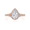 Tacori Dantela Pear Shape Diamond Engagement Ring