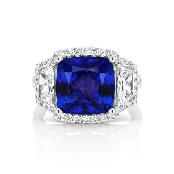 Barmakian Tanzanite and Diamond Ring