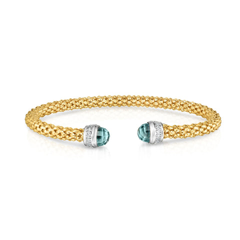 Phillip Gavriel Blue Topaz Popcorn Cuff