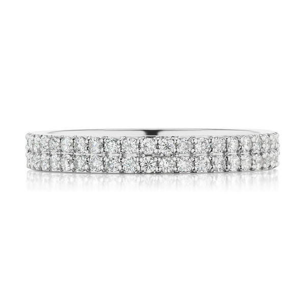 Barmakian Double Row Diamond Band