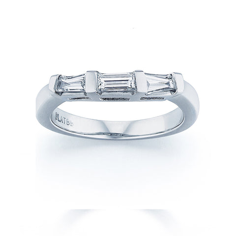 Barmakian Baguette Diamond Band