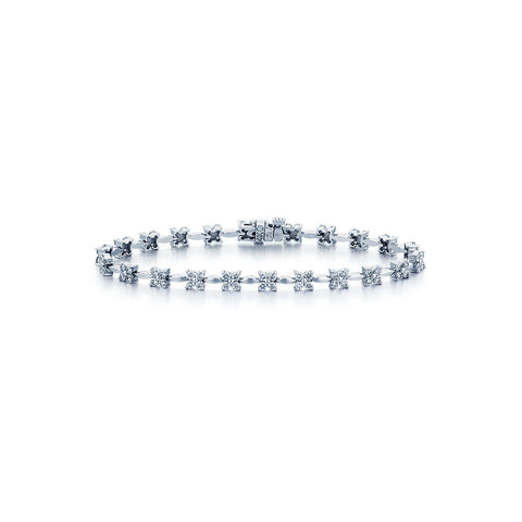 Barmakian Diamond Cluster Bracelet