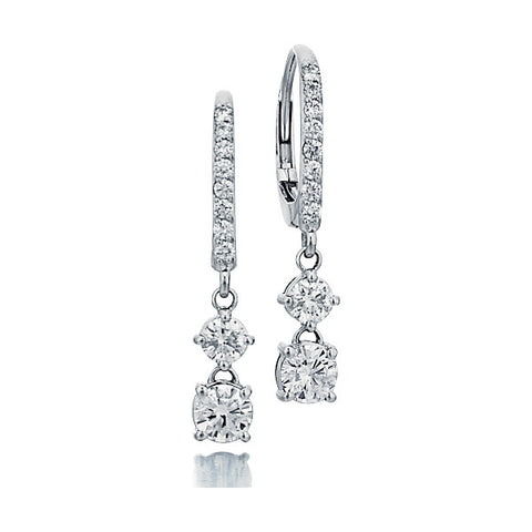 Diamond Drop Earrings