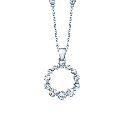 Diamond Circle Pendant