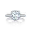 Tacori Petite Crescent Diamond Engagement Ring