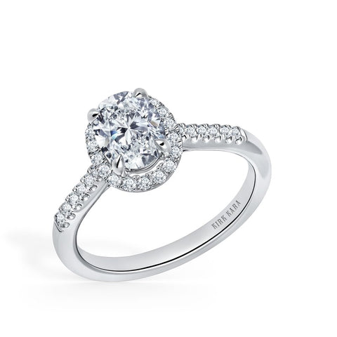 Kirk Kara Oval Diamond Engagement Ring