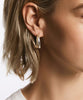 Anna Beck Mixed Metal Crossover Hoop Earrings