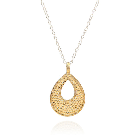 Anna Beck Classic Large Open Drop Pendant Necklace