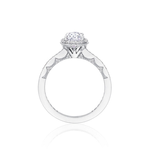 Tacori Coastal Crescent Pear Shape Diamond Engagement Ring