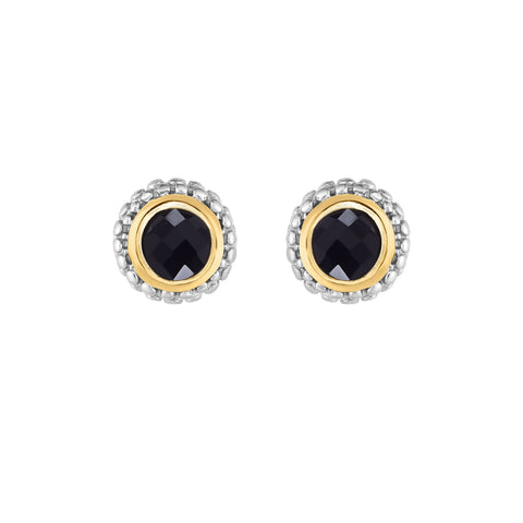 Phillip Gavriel Silver Black Onyx Earrings