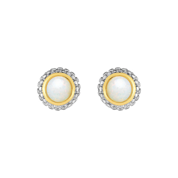 Phillip Gavriel Silver Opal Earrings