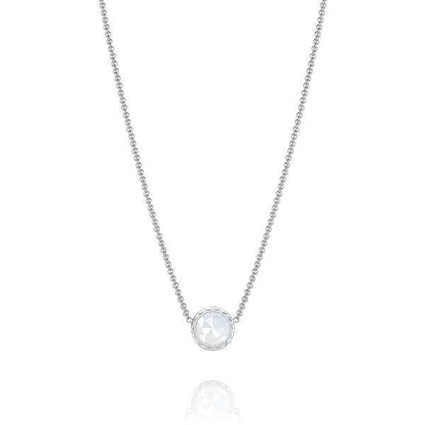 Tacori Floating Bezel Necklace featuring Chalcedony