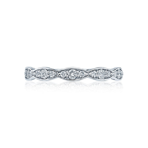 Tacori Sculpted Crescent Diamond Wedding Band