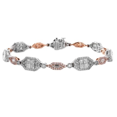 Gregg Ruth Pink Diamond Bracelet