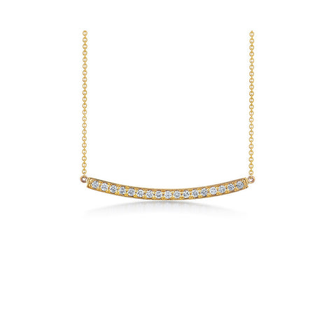 Diamond Bar Necklace